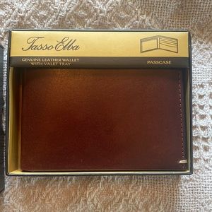 Jason Ella brand new mens wallet. Brown genuine leather
